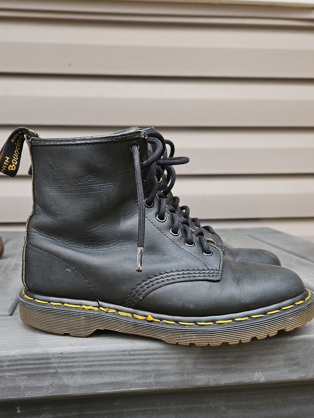 Dr. Martens Black 1460 Made in England Vintage Boots